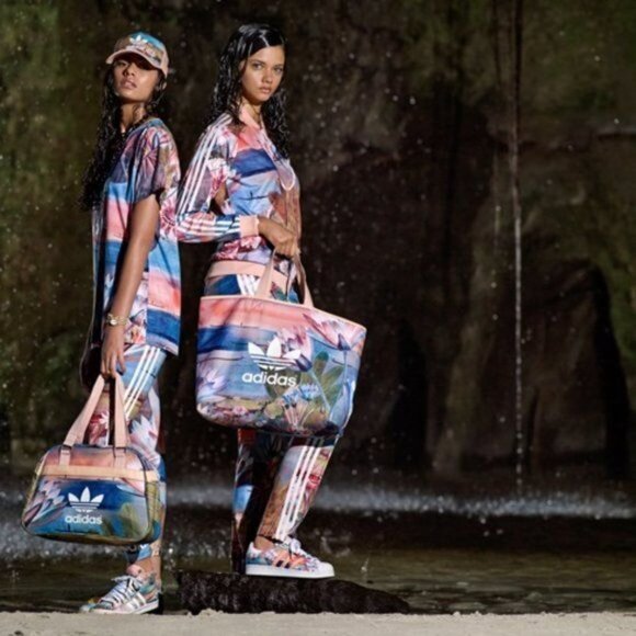 Adidas X The Farm Curso Dagua Firebird Lotus Water Track Pant - Picture 15 of 16